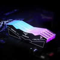 Team Delta RGB FF3D532G8000HC38DDC01 32GB DDR5 8000MHz System Memory, 2 x 16GB, Black, 38-48-48-84 1.45V Team Delta RGB FF3D532G8000HC38DDC01 32GB DDR5 8000MHz System Memory, 2 x 16GB, Black, 38-48-48-84 1.45V